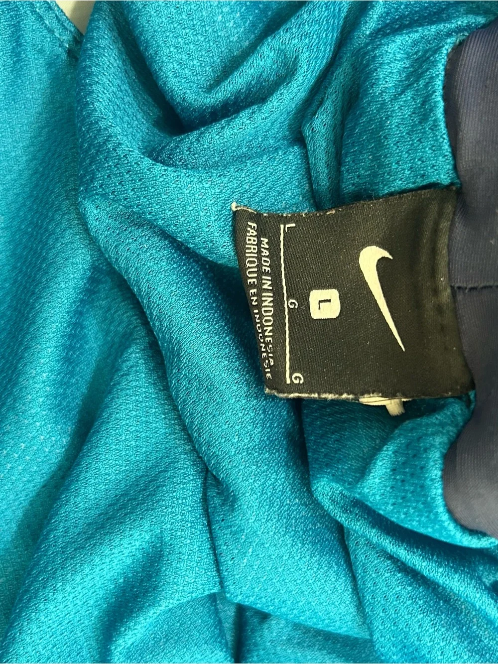 Nike Teal and Navy Graphic Swim Board Shorts